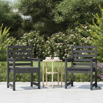 Dārza Krēsli, 2 Gab., 50X48X91,5 Cm, Priedes Masīvkoks, Balti