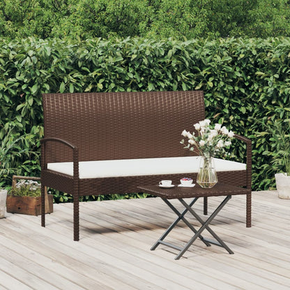 Dārza Sols Ar Matraci, 105 Cm, Pelēks, Pe Rotangpalma