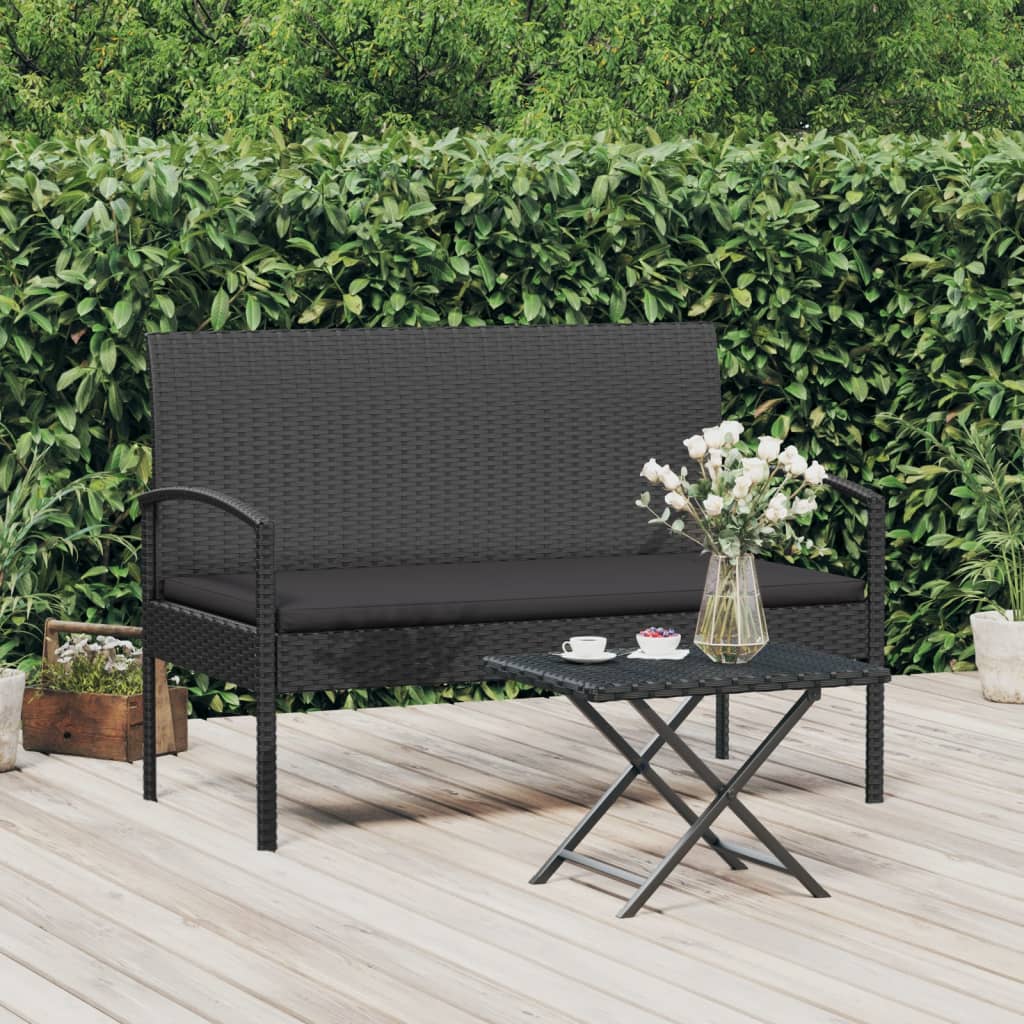 Dārza Sols Ar Matraci, 105 Cm, Pelēks, Pe Rotangpalma