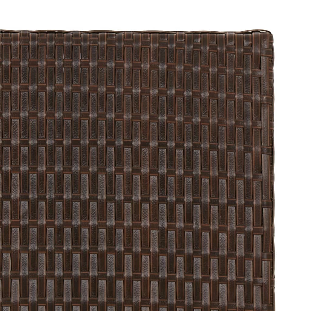 Saliekams Galds, 45X35X32 Cm, Pe Rotangpalma, Brūns