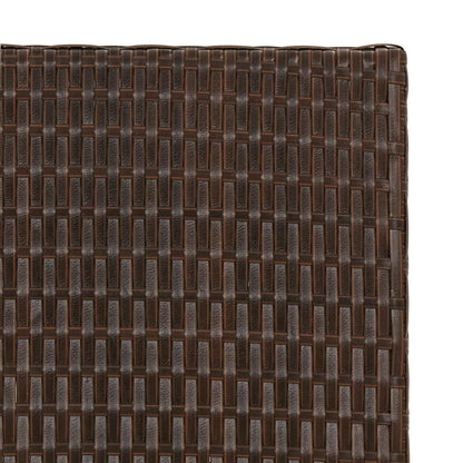 Saliekams Galds, 45X35X32 Cm, Pe Rotangpalma, Brūns