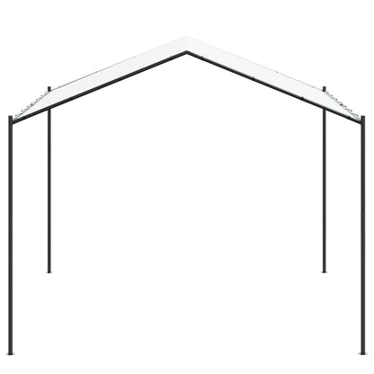 Nojume 4 X 4 X 2,6 M Balts Tērauds Un Poliesters 180 Gsm