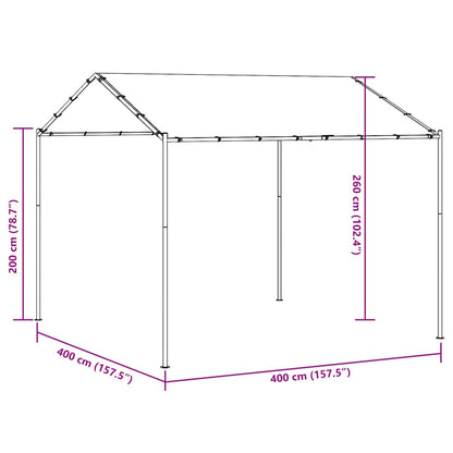 Nojume, Antracītpelēka, 4X4 M, Tērauds Un Audums