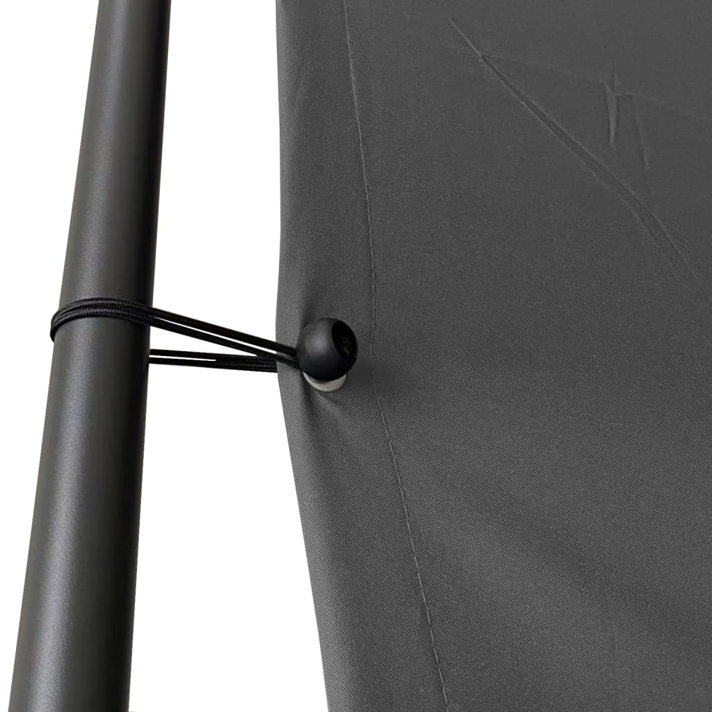 Nojume, Antracītpelēka, 3X3 M, 180 G/M², Audums Un Tērauds