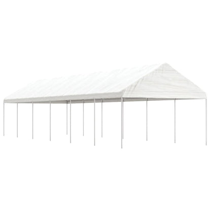 Nojume Ar Jumtu, Balta, 8,92X4,08X3,22 M, Polietilēns