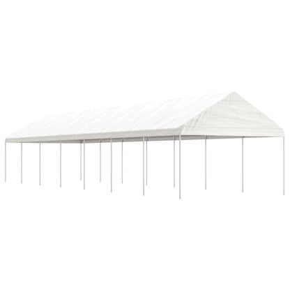 Nojume Ar Jumtu, Balta, 8,92X4,08X3,22 M, Polietilēns