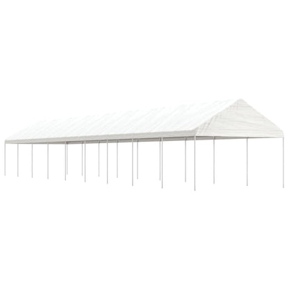 Nojume Ar Jumtu, Balta, 8,92X4,08X3,22 M, Polietilēns