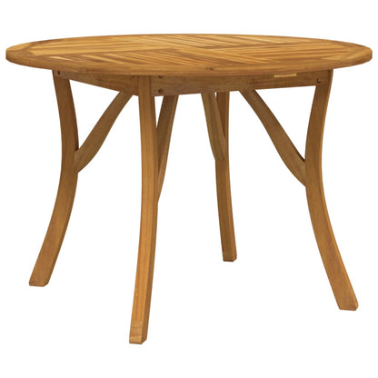 Dārza Galds, Ø 110 Cm, Akācijas Masīvkoks