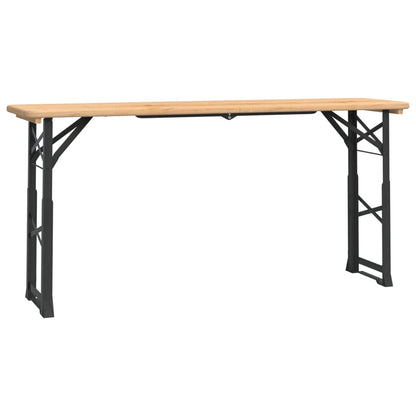 Saliekams Alus Galds, 170X50X75/105 Cm, Egles Masīvkoks