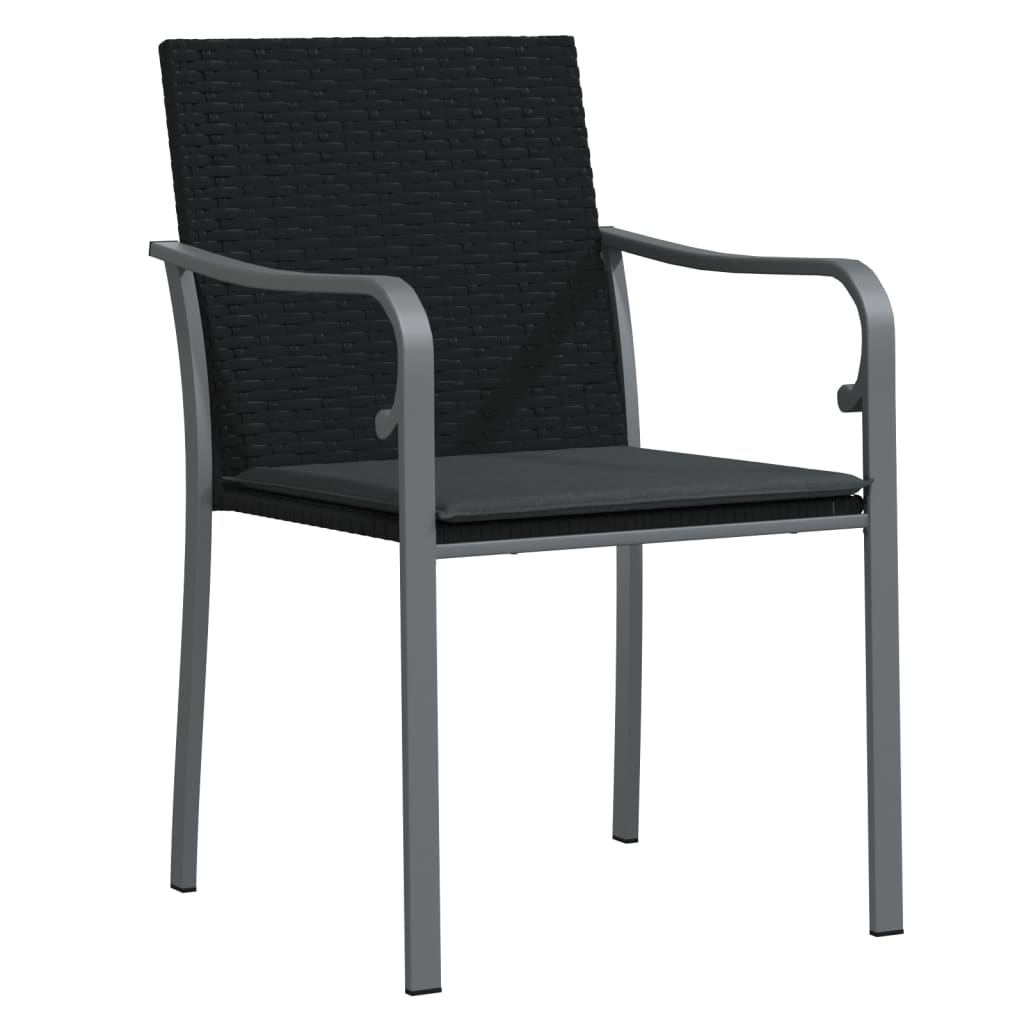 Dārza Krēsli Ar Matračiem, 2 Gab., 56X59X84 Cm, Pe Rotangpalma