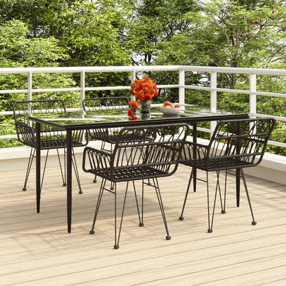 3-Daļīgs Dārza Mēbeļu Komplekts, Pe Rotangpalma