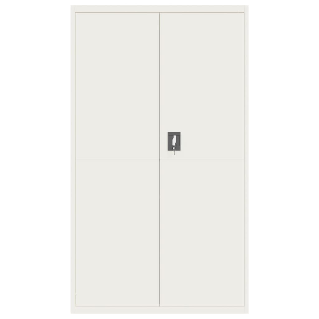 Dokumentu Skapis, Balts, 105X40X180 Cm, Tērauds