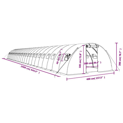 Siltumnīca Ar Tērauda Rāmi, , 96 M²,