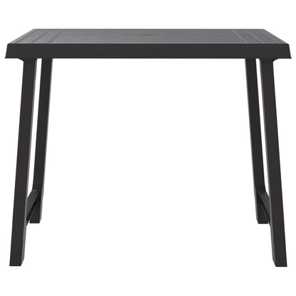 Kempinga Galds, Pelēks, 79X56X64 Cm, Pp, Koka Imitācija