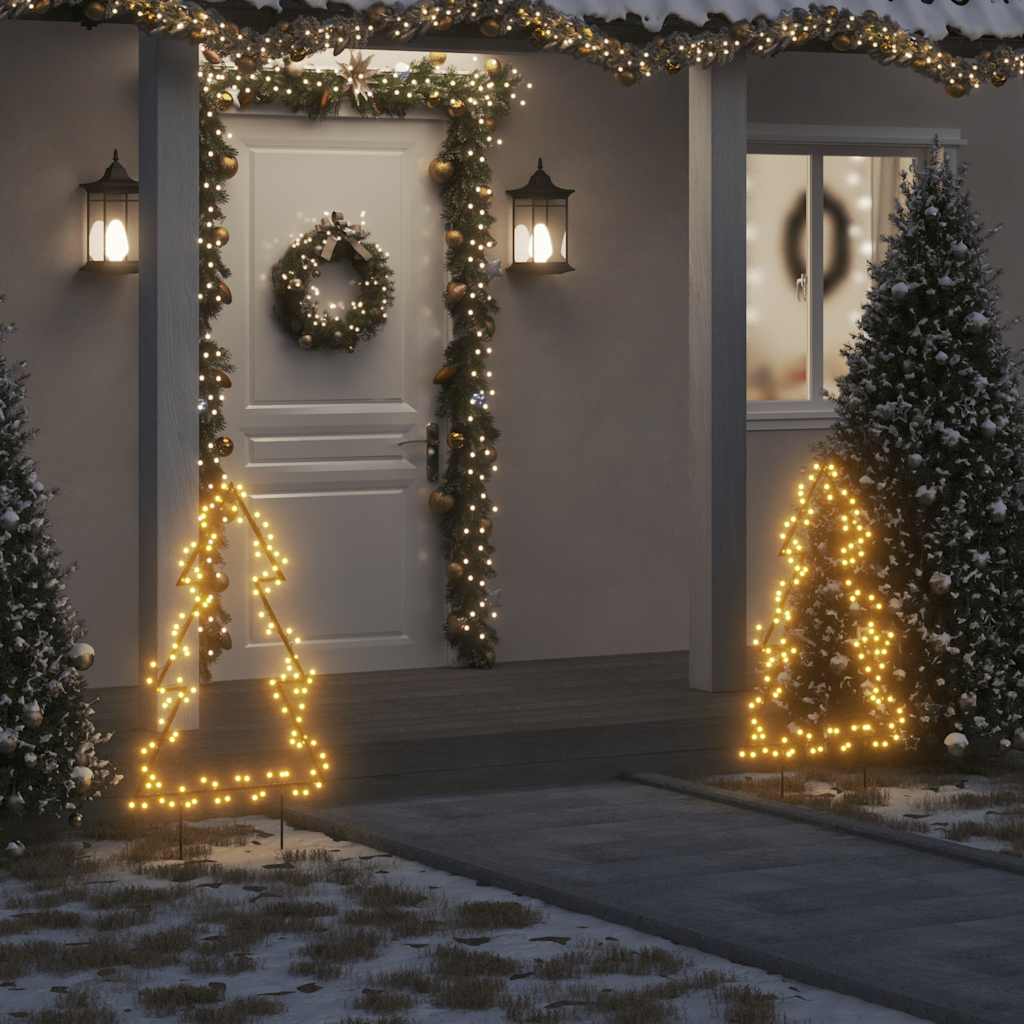 Ziemassvētku Gaismas Dekors, Egles Forma, 115 Led, 90 Cm 62 X 90 Cm
