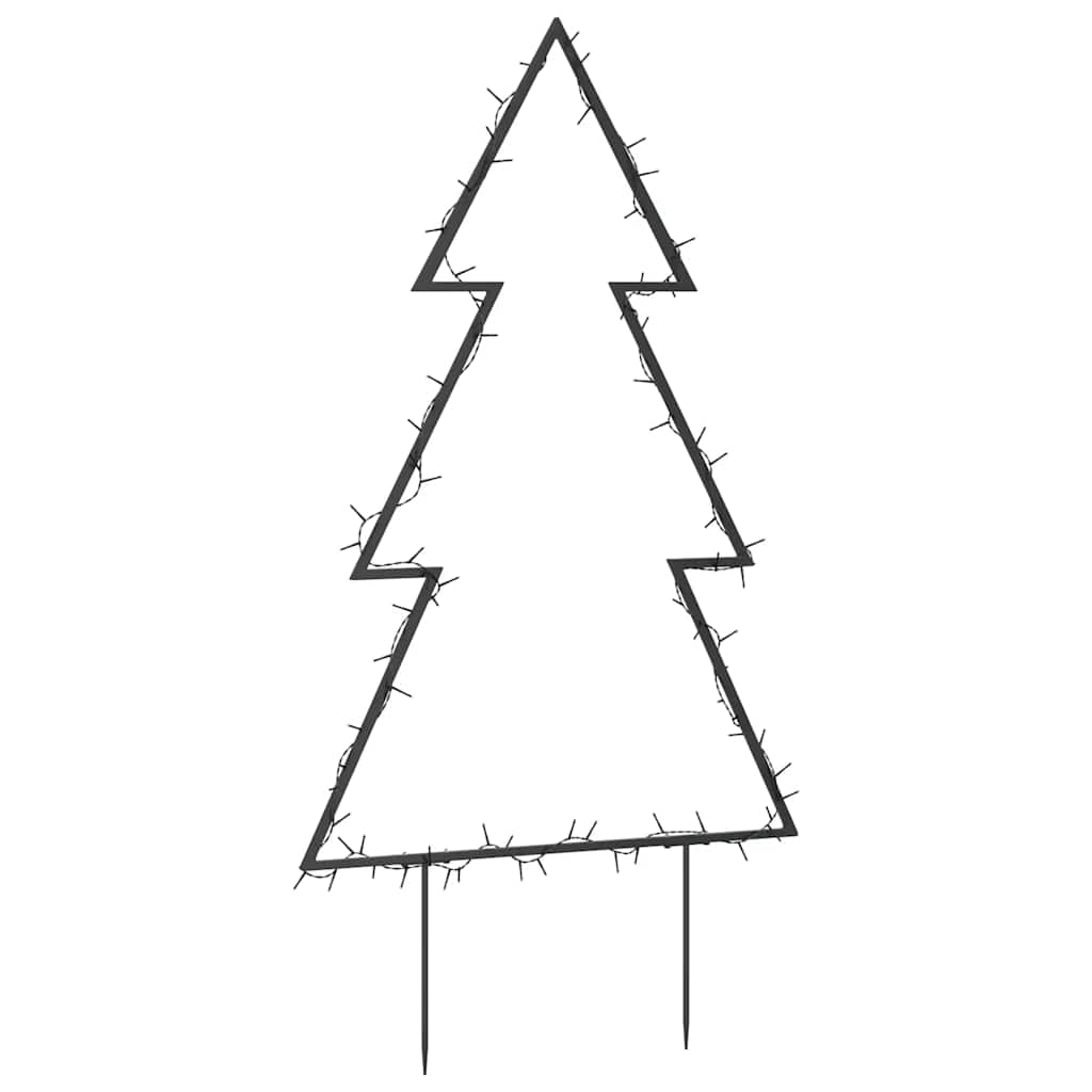 Ziemassvētku Gaismas Dekors, Egles Forma, 80 Led, 60 Cm 41 X 60 Cm