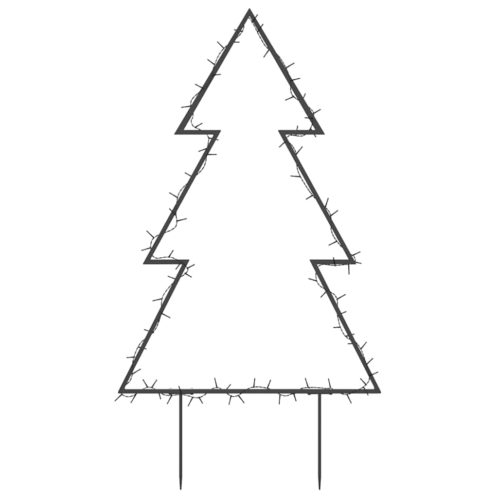 Ziemassvētku Gaismas Dekors, Egles Forma, 80 Led, 60 Cm 41 X 60 Cm