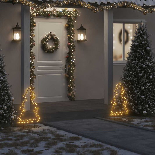 Ziemassvētku Gaismas Dekors, Egles Forma, 80 Led, 60 Cm 41 X 60 Cm