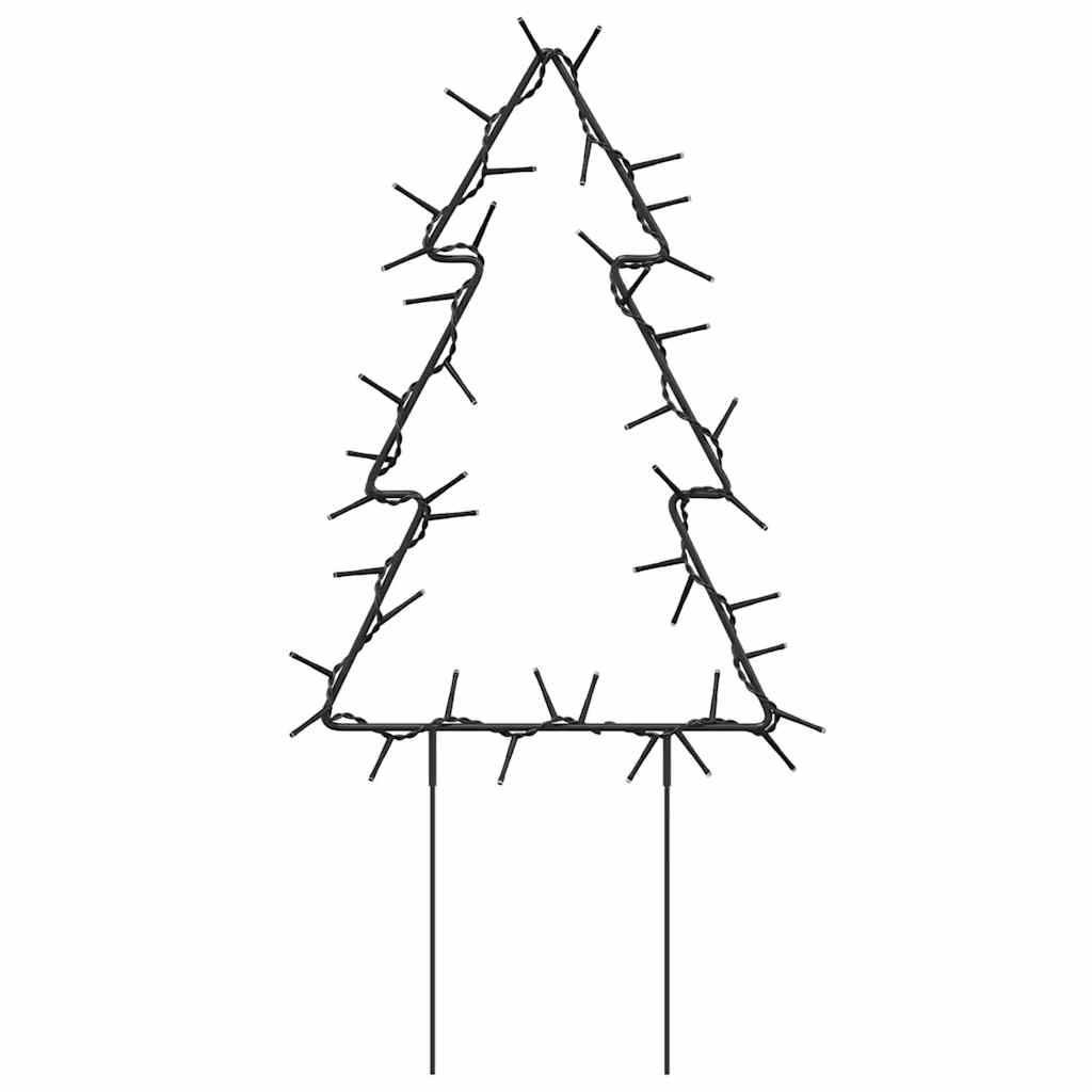 Ziemassvētku Gaismas Dekori, Egles Forma, 3 Gab., 50 Led, 30 Cm