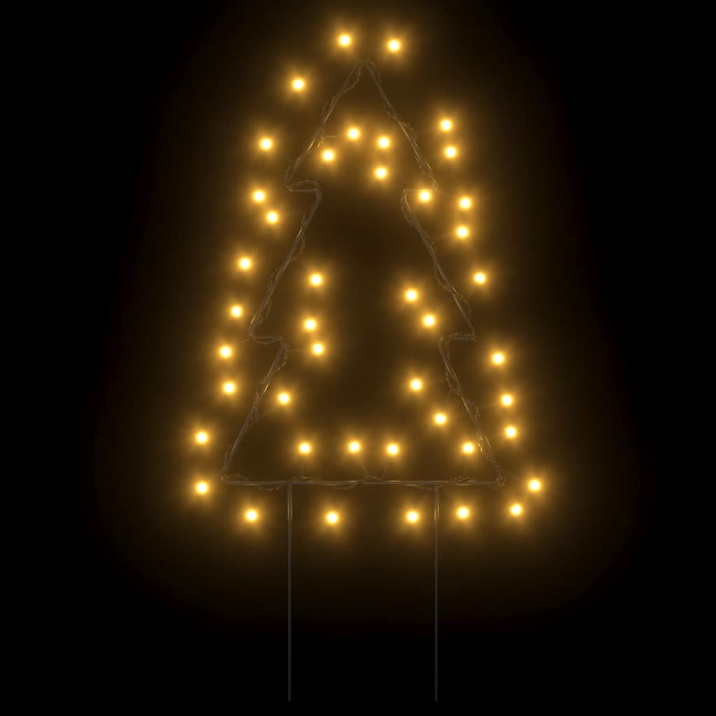 Ziemassvētku Gaismas Dekori, Egles Forma, 3 Gab., 50 Led, 30 Cm
