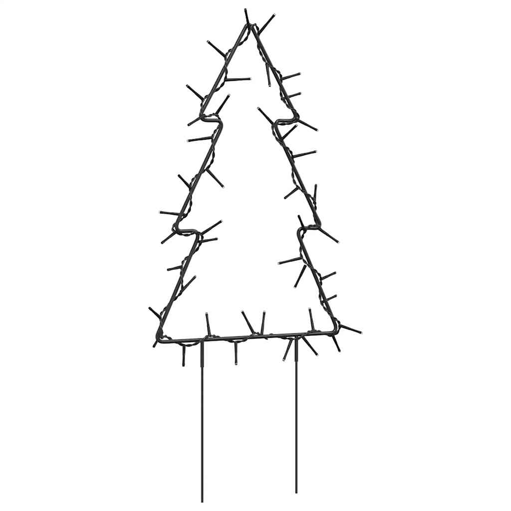 Ziemassvētku Gaismas Dekori, Egles Forma, 3 Gab., 50 Led, 30 Cm