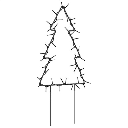 Ziemassvētku Gaismas Dekori, Egles Forma, 3 Gab., 50 Led, 30 Cm