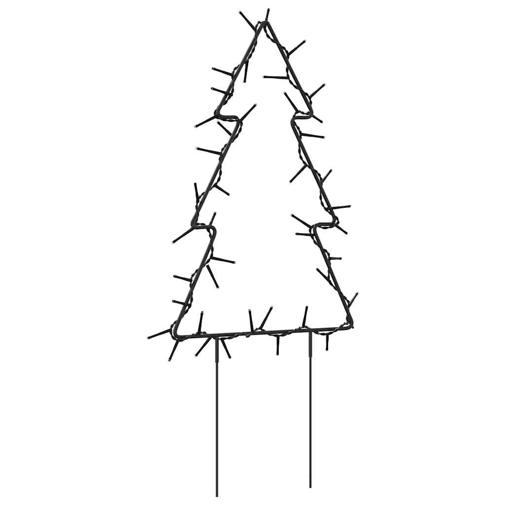 Ziemassvētku Gaismas Dekori, Egles Forma, 3 Gab., 50 Led, 30 Cm
