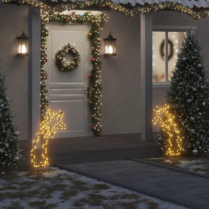 Ziemassvētku Gaismas Dekors, Zvaigzne, 80 Led,