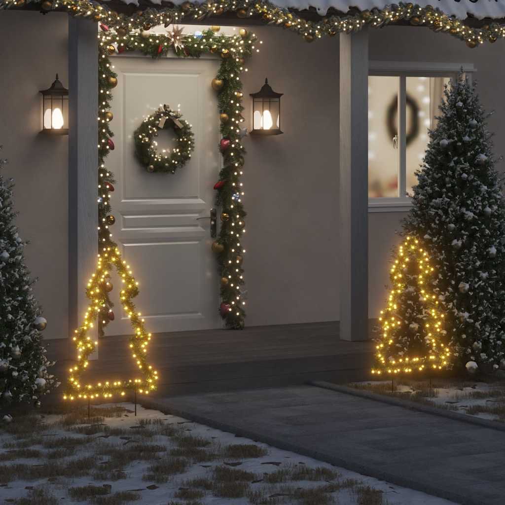 Ziemassvētku Gaismas Dekors, Egles Forma, 115 Led, 90 Cm 62 X 90 Cm
