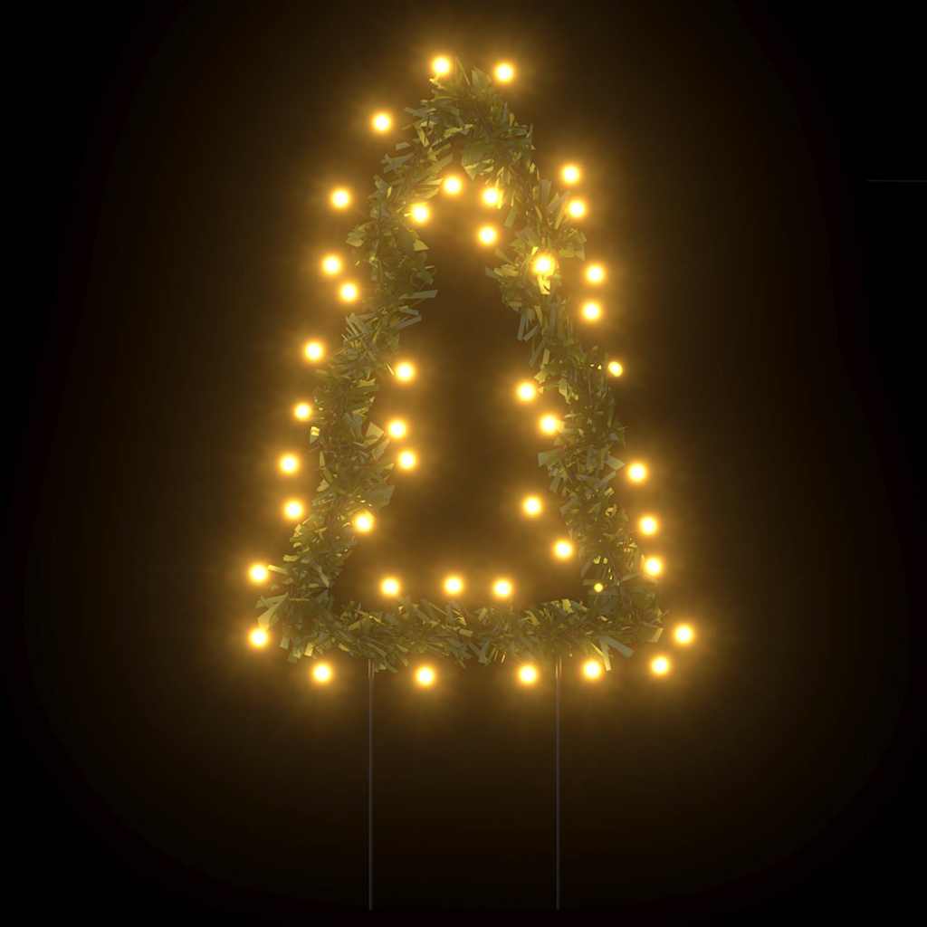 Ziemassvētku Gaismas Dekori, Egles Forma, 3 Gab., 50 Led, 30 Cm 20 X 30 Cm