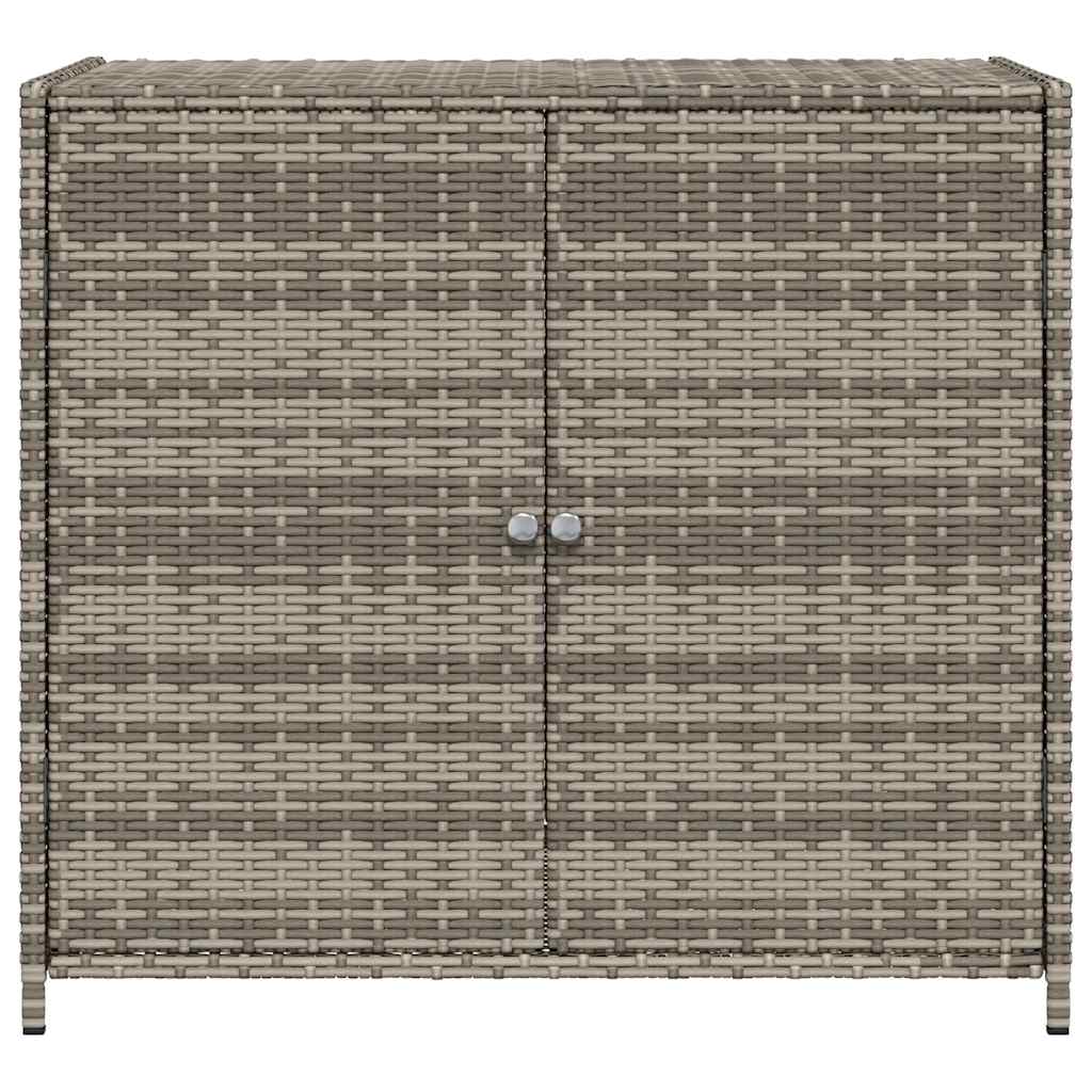 Dārza Skapis, Pelēks, 83X45X76 Cm, Pe Rotangpalma