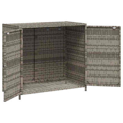 Dārza Skapis, Pelēks, 83X45X76 Cm, Pe Rotangpalma
