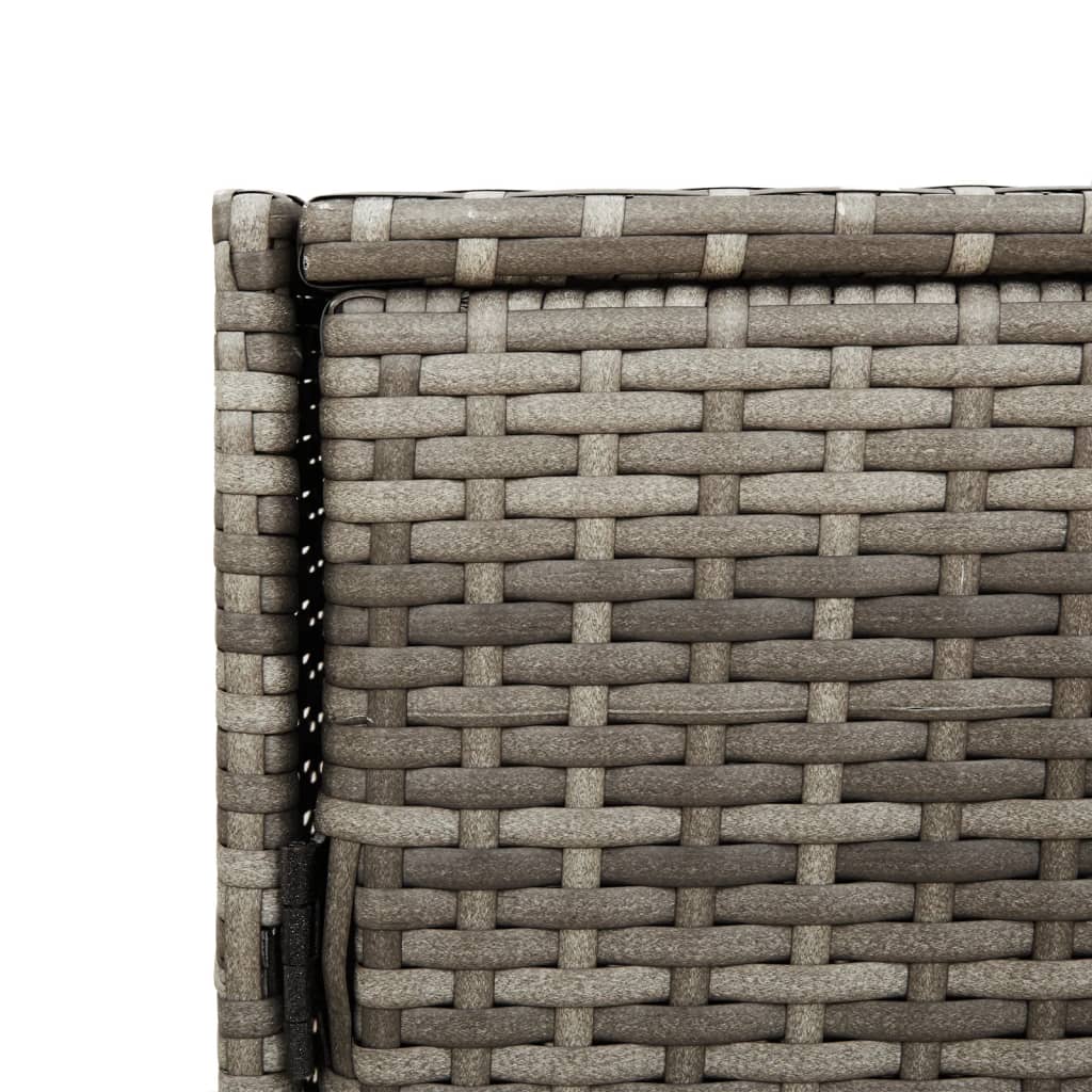 Dārza Skapis, Pelēks, 83X45X76 Cm, Pe Rotangpalma