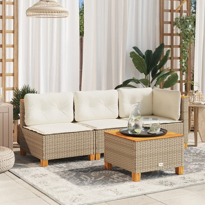 Dārza Galds, 55X55X36 Cm, Pe Rotangpalma, Akācijas Koks