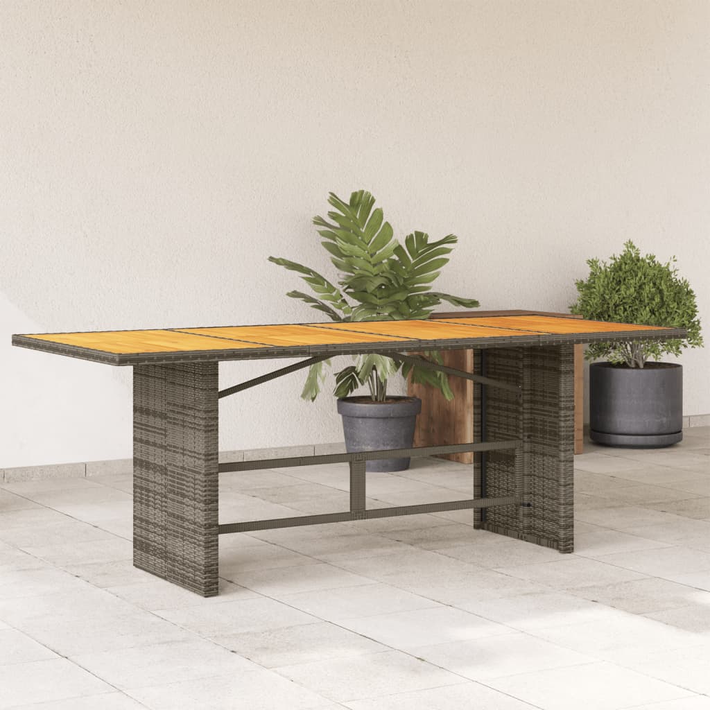 Dārza Galds Ar S Virsmu, Melns, 190X80X75 Cm, Pe Pinums