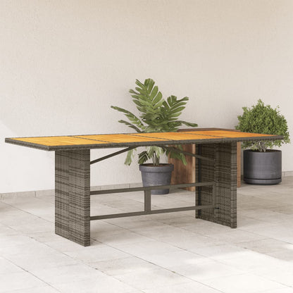 Dārza Galds Ar S Virsmu, Melns, 190X80X75 Cm, Pe Pinums