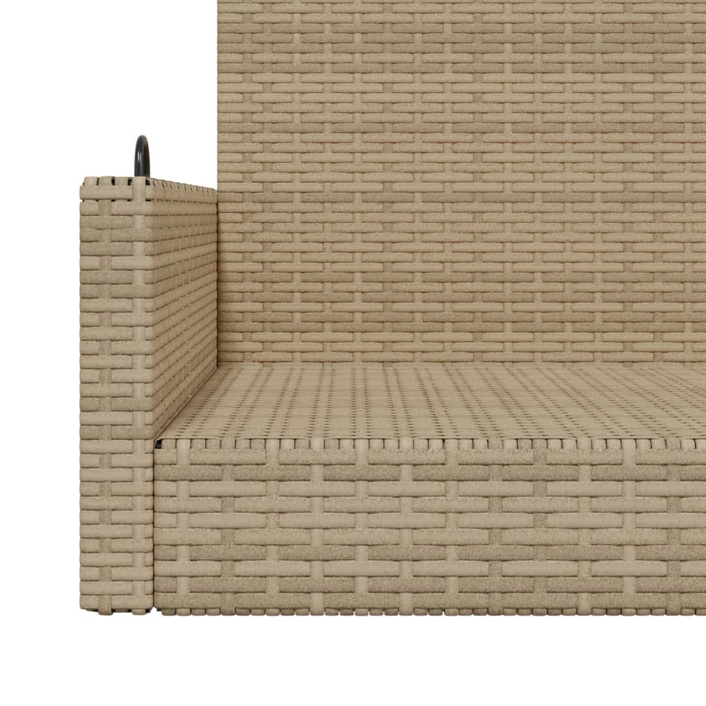 Šūpoļkrēsls, Bēšs, 119X56X48 Cm, Pe Rotangpalma
