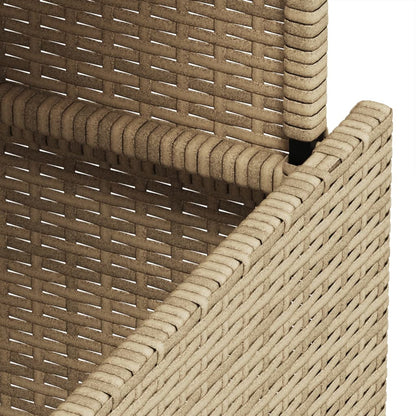 Dārza Galds Ar Stikla Virsmu, 100X55X73Cm, Pe Rotangpalma