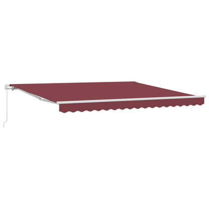 Izvelkama Markīze, Manuāla, 400X300 Cm, Vīnsarkana