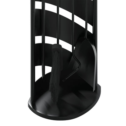 5-Daļīgs Kamīna Instrumentu Komplekts, 23X15X66 Cm, Tērauds