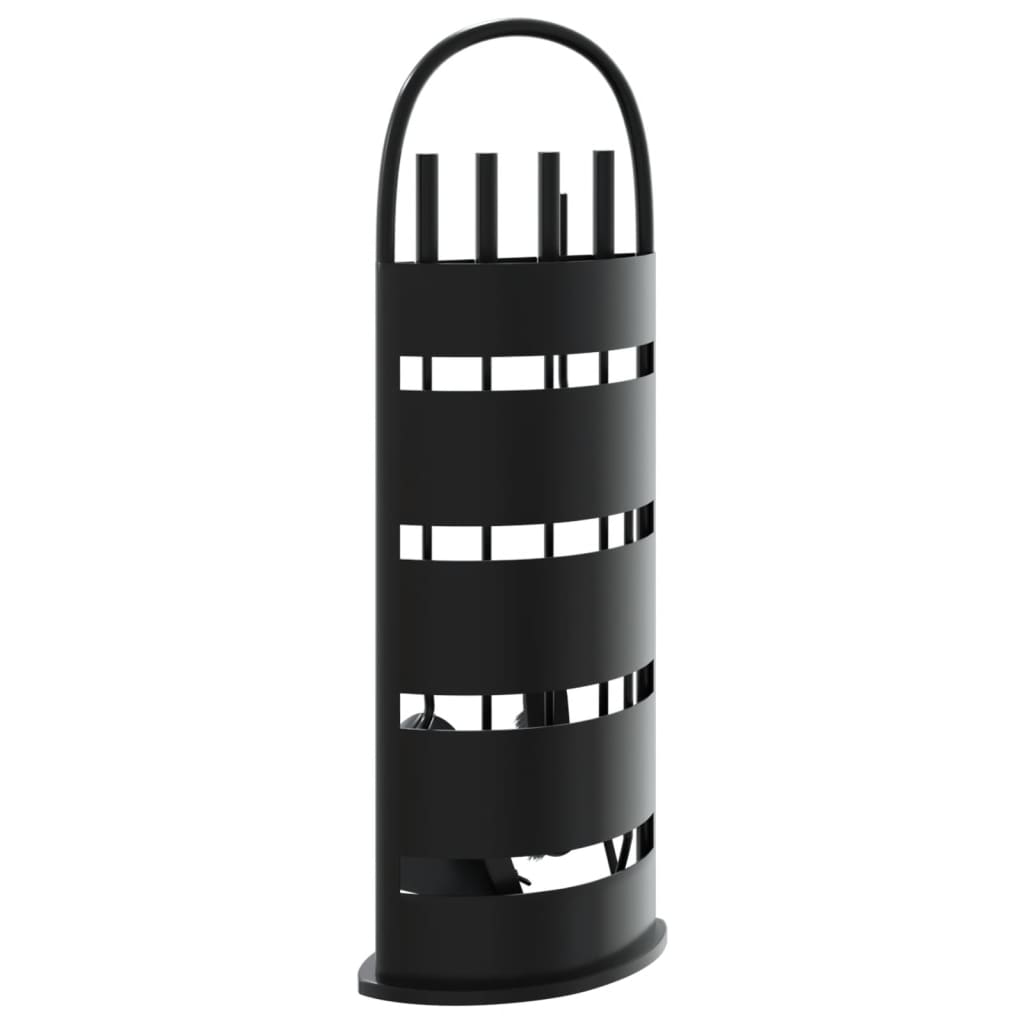 5 Daļu Kamīna Instrumentu Komplekts, 23X15X66 Cm, Tērauds