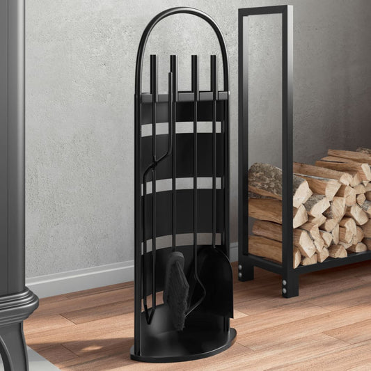 5 Daļu Kamīna Instrumentu Komplekts, 23X15X66 Cm, Tērauds