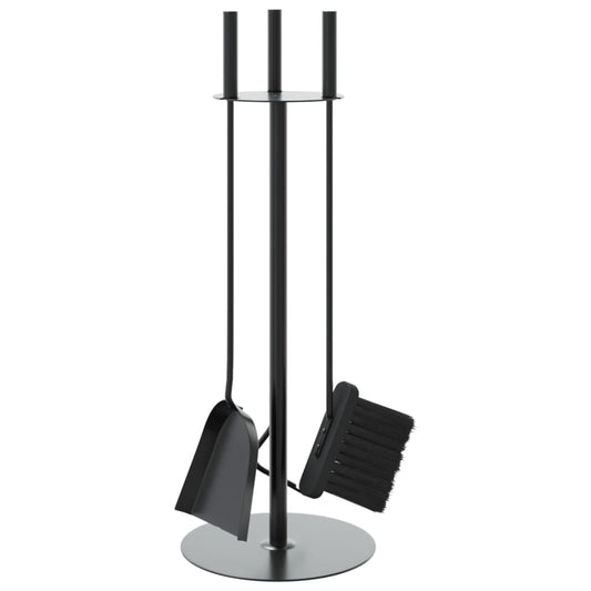 4 Daļu Kamīna Instrumentu Komplekts, 22X59 Cm, Tērauds