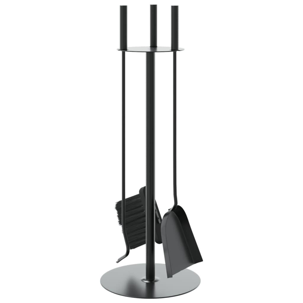 4 Daļu Kamīna Instrumentu Komplekts, 22X59 Cm, Tērauds