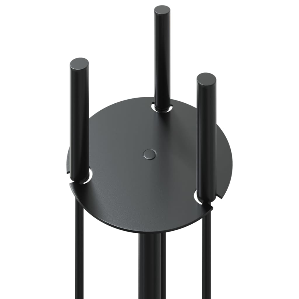 4 Daļu Kamīna Instrumentu Komplekts, 22X59 Cm, Tērauds