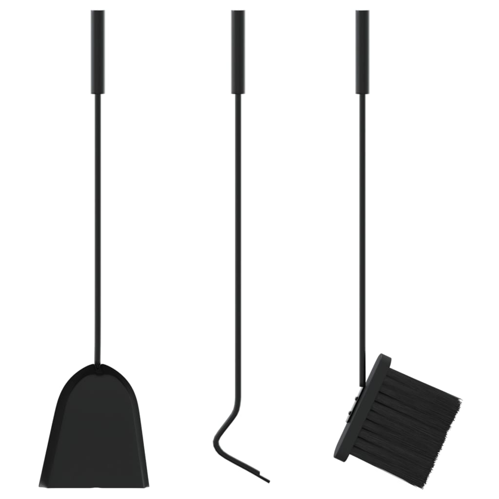 4 Daļu Kamīna Instrumentu Komplekts, 22X59 Cm, Tērauds