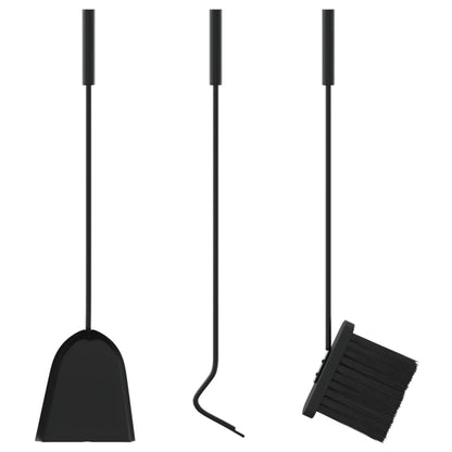 4 Daļu Kamīna Instrumentu Komplekts, 22X59 Cm, Tērauds