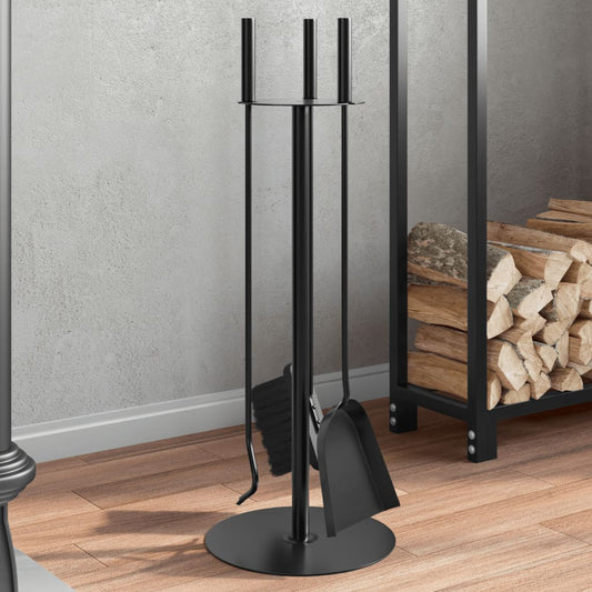 4 Daļu Kamīna Instrumentu Komplekts, 22X59 Cm, Tērauds