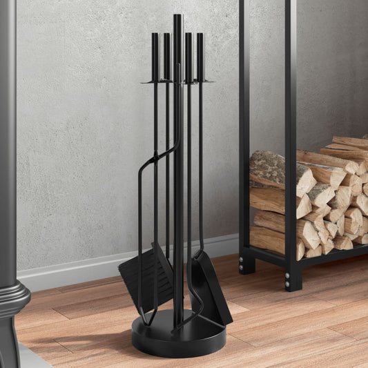 5 Daļu Kamīna Instrumentu Komplekts, 18X66 Cm, Tērauds
