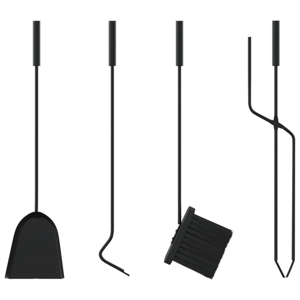 5 Daļu Kamīna Instrumentu Komplekts, 18X56 Cm, Tērauds